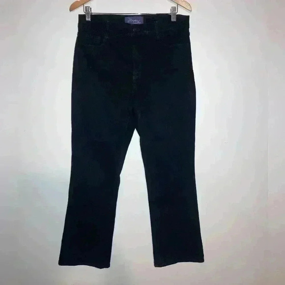NYDJ Bootcut Black Jeans Size 16P - Picture 2 of 10